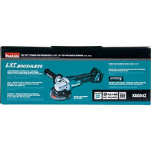 Load image into Gallery viewer, Makita XAG04Z 18V LXT® Lithium-Ion Brushless Cordless 4-1/2” / 5" Cut-Off/Angle Grinder, Tool Only