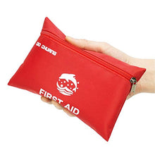 Load image into Gallery viewer, Small Travel First Aid Kit - 87 Piece Clean, Treat and Protect Most Injuries,Ready for Emergency at Home, Outdoors, Car, Camping, Workplace, Hiking.