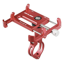 Load image into Gallery viewer, Bicycle & Motorcycle Cell Phone Mount, Aluminum Alloy Bike Mobile Phone Holder with 360° Rotation Adjustable for Mountain Bike, Road Bicycle, Motobike GPS Mount 4 to 6.2 Inch Phone- Red