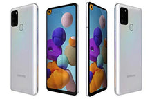 Load image into Gallery viewer, Samsung Galaxy A21S (64GB, 4GB) 6.5", Quad Camera, All Day Battery Dual SIM GSM Unlocked Global 4G LTE VoLTE (T-Mobile, AT&T, Metro, Straight Talk) International Model A217M/DS (64GB SD Bundle, White)