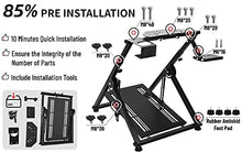 Load image into Gallery viewer, Minneer X PRO G923 Racing Wheel Stand Fit for Logitech Fanatec Thrustmaster, G25 G27 G29 G920 T300 T500 T300RS PS4 Xbox Solid Foldable Gaming Steering Simulator Cockpit. Wheel & Pedals Not Included