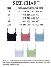 Load image into Gallery viewer, FAHZON Longline Sleeveless Sports Bra Seamless Workout Running Shirts Yoga Tank Top Camisole with Built Shelf Bra for Women Black