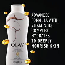 Load image into Gallery viewer, Olay Ultra Moisture Coconut Oasis Body Wash, for Smooth and Healthy Looking Skin, 22 Fl Oz (Pack of 4)
