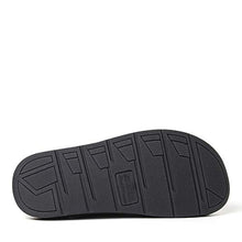 Load image into Gallery viewer, Dearfoams mens Max Quilted Nylon Slide Slipper, Black, Medium US