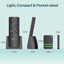 Load image into Gallery viewer, Key Finder, Esky 80dB RF Item Locator with 100ft Working Range, Wireless Wallet Tracker with 1 Transmitter and 6 Receivers for Finding Key, Remote, Pet and Wallet, Batteries Included-Black