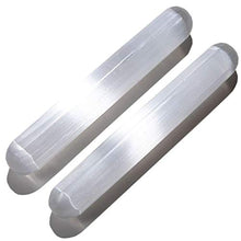 Load image into Gallery viewer, KALIFANO 2 Pack Selenite Wand with Healing & Calming Effects - High Energy Crystal Used for Cleansing and Protection (Information Card Included)