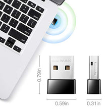 Load image into Gallery viewer, Cudy AC 650Mbps USB WiFi Adapter for PC, 5GHz/2.4GHz Wireless Dongle, WiFi USB, USB Wireless Adapter for Laptop - Nano Size, Compatible with Windows XP / 7 / 8.x /10/11, Mac OS