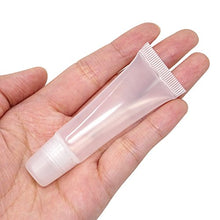 Load image into Gallery viewer, Honbay 10PCS 8ml Refillable Clear Empty Lip Gloss Balm Containers Soft Empty Tubes