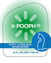 Load image into Gallery viewer, Pooph Kitty Litter Box Deodorizer, 32oz Spray - Dismantles Odors on a Molecular Basis, Cats, Freshener, Eliminator, Urine, Poop, Pee, Deodorizer, Natures, Fresh, Clean, Furniture, Potty, Safe