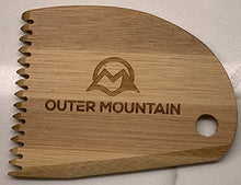 Load image into Gallery viewer, Outer Mountain Surfboard Wax Comb - Bamboo Surfboard Wax Scraper & Surf Wax Remover - Surfer Gift