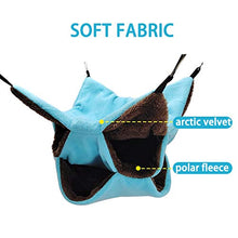 Load image into Gallery viewer, Sunhoo Small Pet Cage Hammock,Rat Hammock for Cage Small Animals 3 Tier Hanging Bed Guinea Pigs Pet Nap Sack Ferret Hamster Chinchilla Parrot Sugar Glider Ferret Squirrel Hideout, Accessories Bedding