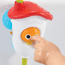 Load image into Gallery viewer, Yookidoo Baby Bath Mobile - Spinning Flowers and Swiveling Fountain for Newborn and Toddler Bath Time Sensory Development (Tub Not Included) - Attaches to Any Size Tub Wall - 0-2 yrs.