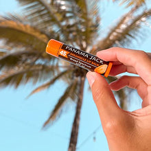 Load image into Gallery viewer, Panama Jack Sunscreen Lip Balm - SPF 45, Flavor Pack, Broad Spectrum UVA-UVB Sunscreen Protection, Prevents & Soothes Dry, Chapped Lips
