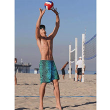 Load image into Gallery viewer, Mens Leopard Swim Trunks with Mesh Lining Quick-Dry FunnyBoys Board Shorts Mens Swimsuits M