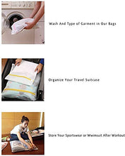 Load image into Gallery viewer, Set of 5 Mesh Laundry Bags-1 Extra Large, 2 Large & 2 Medium Bags Laundry,Blouse, Hosiery, Stocking, Underwear, Bra Lingerie, Travel Laundry Bag
