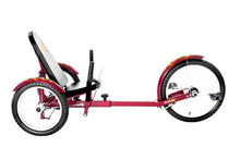 Load image into Gallery viewer, Mobo Cruiser Triton Pro Recumbent Trike. Adult Beach Cruiser Tricycle for Women & Men. Petal 3-Wheel Bike , Red, 28 x 29 x 48 inches (61” extended)