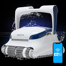 Load image into Gallery viewer, Dolphin Sigma Robotic Pool Cleaner with Bluetooth and Massive Top-Load Cartridge Filters, Ideal for Pools up to 50 Feet.