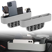 Load image into Gallery viewer, Headlight Switch Compatible with Silverado + JOYTUTUS 2 Pack Grey Car Seat Gap Filler Organizer