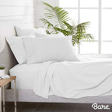 Load image into Gallery viewer, Bare Home 6 Piece 1800 Deep Pocket Bed Sheet Set - Ultra-Soft Hypoallergenic - 4 Pillowcases (Queen, White)