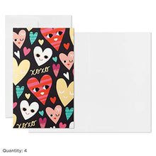 Load image into Gallery viewer, Hallmark Kids Mini Valentines Day Cards Assortment, 12 Cards with Envelopes (Gold Foil Happy Hearts)