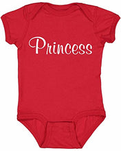 Load image into Gallery viewer, Princess Infant Bodysuit~Red~Bodysuit New Born