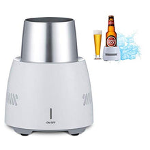 Load image into Gallery viewer, Smart Device Fast Refrigeration Cup, Mini Desktop Fast Cooling Mug Portable Electronic Cooler Cup Ice Maker For Freezing Drinks Water Exquisite Gift (White)
