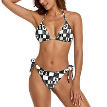 Load image into Gallery viewer, MARZXIN Two Piece Swimsuit Sexy Swimwear Halter String Triangle Bikini Sets Tie Side Bathing Suit