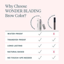Load image into Gallery viewer, Wonderskin Eyebrow Pencil Tint Kit - Long-lasting Brow Gel Tint Pen - Blading Waterproof Brow Masque and Touch-Up Pomade Pencil. Alcohol-Free Microblading Alternative with Natural Looking Results