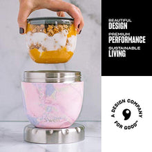 Load image into Gallery viewer, S'well Stainless Steel Food Bowls - 16oz – Geode Rose Eats - Triple-Layered Vacuum-Insulated Containers Keeps Food Cold for 12 Hours and Hot for 7 - Condensation-Free, Leak-Free and Dishwasher-Safe
