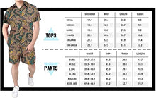 Load image into Gallery viewer, COOFANDY Men's Flower Shirt Hawaiian Sets Casual Button Down Short Sleeve Shirt