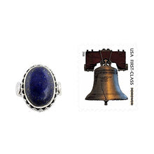 Load image into Gallery viewer, NOVICA Lapis Lazuli .925 Sterling Silver Handcrafted Cocktail Ring, Majestic Blue'