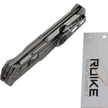 Load image into Gallery viewer, Ruike Tactical Pocket Knife with Clip Survival Folding Knife Tactical EDC Tool Frame Lock 14C28N Steel Camping Hunting Knives Small Utility Mini Military Army Police Knife Men Women Blet P108-SB