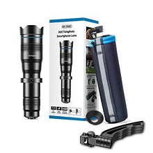 Load image into Gallery viewer, Apexel High Power 36x HD Telephoto Lens with Tripod for iPhone XR,XS MAX,XS,X,8,7,6,6Plus Android Smartphone