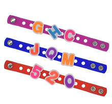 Load image into Gallery viewer, PartyFUN 72PCS Letters Shoes Charms GLOW IN THE DARK Shoes Charms for Clog Shoes & Wristband Bracelet Party Gifts