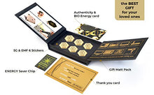 Load image into Gallery viewer, 5G&EMF Blockers for Mobile Phones – EMF Protection Cell Phone Stickers - 24K Gold Neutralizer - 5G Mobile Phone Protector - Anti-Radiation Shields - 5G Protection for All Devices - BIO Card&Saver Chip