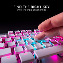 Load image into Gallery viewer, ROCCAT Vulcan TKL Pro PC Gaming Keyboard, Linear Optical Titan Switch, AIMO RGB Lighting, Tenkeyless Mechanical Feel Speed Keystroke, Low Profile Ergonomic Design for Wrist Rest Support, White