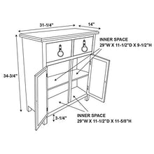 Load image into Gallery viewer, Powell Furniture Calypso Console 2-Drawers/2-Doors