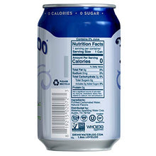 Load image into Gallery viewer, Waterloo Sparkling Water, Blueberry Naturally Flavored, 12 Fl Oz Cans, Pack of 12 | Zero Calories | Zero Sugar or Artificial Sweeteners | Zero Sodium
