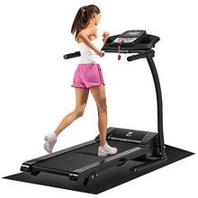 Load image into Gallery viewer, ZELUS Folding Treadmill for Home Gym with 3 Level Incline, Heart Monitor, Portable 1100W Electric Foldable Running Cardio Machine with Cup/Phone Holders, Walking/Runners Exercise Equipment