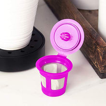 Load image into Gallery viewer, Perfect Pod Cafe Save Reusable K Cup Pod Coffee Filters | Refillable Coffee Pod Capsules with Built-In, Integrated Mesh Strainer for Use with Keurig & Select Single Cup Coffee Machines, 4-Pack