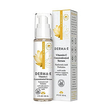 Load image into Gallery viewer, DERMA E Vitamin C Skincare Bundle – DERMA E Vitamin C Intense Night Cream (2 oz) and DERMA E Vitamin C Concentrated Serum (2 fl oz) – Brightening Anti-Wrinkle Face Cream and Serum