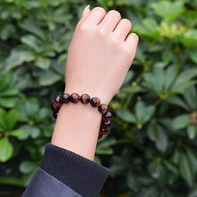 Load image into Gallery viewer, Handmade Natural Red Tiger's Eye Passion Bracelet - Boost Confidence - Bring Motivation - Strong Relationship - Root Chakra Bracelet - Tiger Eye Bracelet for Healing Lower Chakra
