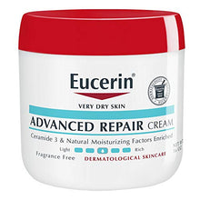 Load image into Gallery viewer, Eucerin Advanced Repair Cream, Body Moisturizer for Very Dry Skin, Body Cream with Ceramide 3 & Natural Moisturizing Factors, Fragrance Free, 16 Ounce Jar