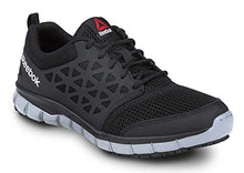 Load image into Gallery viewer, Reebok Work Sublite Cushion Work, Black/Gray, Men's, Slip Resistant Athletic Work Shoe (9.0 M)
