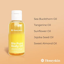 Load image into Gallery viewer, Honeyskin Skincare Body Oil for Stretch Marks and Acne Scar with Essential Oils - Dark Spot Remover for Face with Omega 3 and Vitamin E - Body and Face Moisturizer for Dry Skin with Almond Oil (8oz)