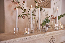 Load image into Gallery viewer, BOLSIUS Long Household White Taper Candles - 10-inch Unscented Premium Quality Wax - 7.5 Hour Long Burning Dripless Candles Bulk Pack of 10 for Home Decor, Wedding, Parties and Special Occasions