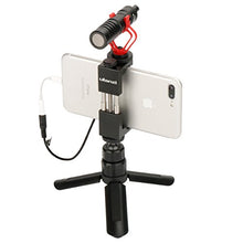 Load image into Gallery viewer, ULANZI Metal Phone Tripod Mount with Hot Shoe Mount Smartphone Video Rig Tripod Mount Adapter