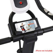 Load image into Gallery viewer, Indoor Cycling Bike Stationary, Quiet Smooth Belt Drive System Flywheel Exercise Bike with Heart Rate, LCD Monitor, Adjustable Seat and Handlebars & Base for Home Workout (Black)