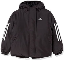 Load image into Gallery viewer, Adidas Girls' Insulated Parka Jacket, Black, S(7/8)