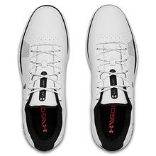 Load image into Gallery viewer, Under Armour Men's HOVR Fade Spikeless Golf Shoe, White (100)/Black, 8.5